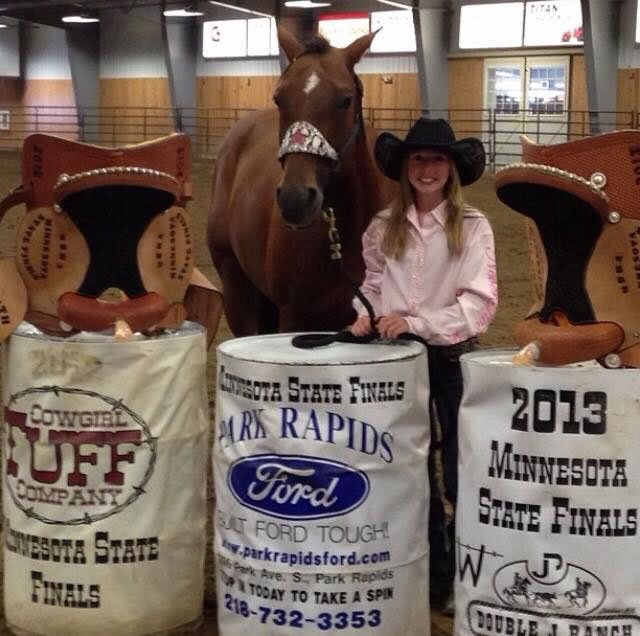 Austyn Tobey Champion Barrel Racer